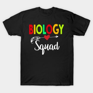 Biology Squad Teacher Back To School T-Shirt